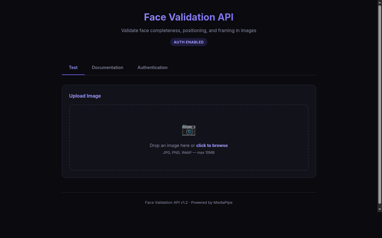 Face Validator